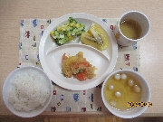 今日の給食とおやつ9月9日