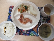 今日の給食とおやつ9月19日